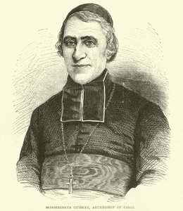 Monseigneur Guibert, Archbishop of Paris, May 1871 by English School