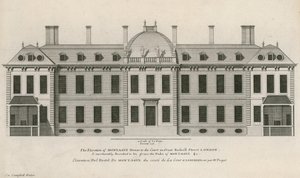 Montague House, Great Russell Street by English School