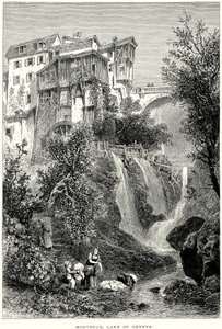 Montreux, Lake of Geneva by English School