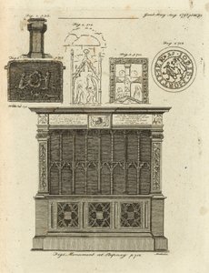 Monument at Stepney, London by English School