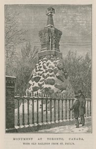 Monument in Toronto, Canada by English School