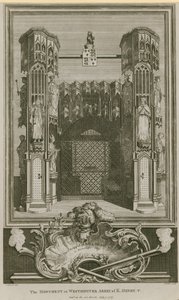 Monument of King Henry V by English School