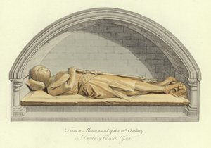 Monument of the 12th Century in Danbury Church, Essex