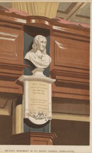 Monument to John Milton by English School