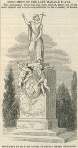 Monument to Madame Soyer by English School