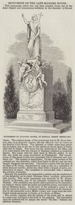 Monument to Madame Soyer, in Kensal Green Cemetery by English School
