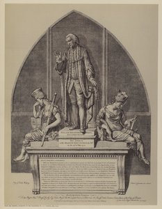 Monument to William Beckford, twice Lord Mayor of London, by John Francis Moore, Guildhall, City of London by English School
