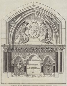 Monument to the late Prince Consort in Whippingham Church, Isle of Wight, by W Theed by English School