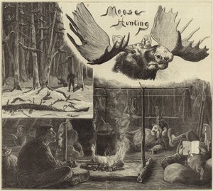 Moose hunting in Nova Scotia by English School
