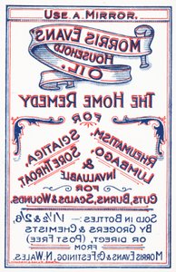 Morris Evans Household Oil by English School