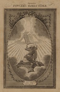 Moses receiving the Tables of the Law, Exodus, Chapter 31, Verse 18