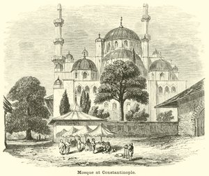 Mosque at Constantinople by English School