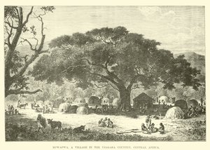 Mpwapwa, a village in the Usagara Country, Central Africa by English School