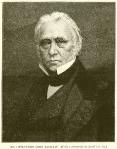 Mr. (Afterwards Lord) Macaulay by English School