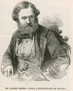 Mr. Albert Smith - from a Photograph by Mayali by English School