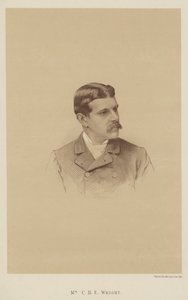 Mr C B E Wright (litho)