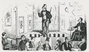 Mr C George, the Irish singer, appearing at the Borough Music Hall, Union Street, Southwark