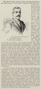 Mr Ernest Crofts, the New Royal Academician by English School