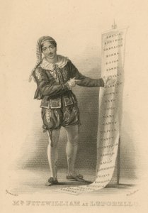 Mr Fitzwilliam as Leporello by English School