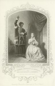 Othello and Desdemona, Othello, Act IV, Scene II by English School
