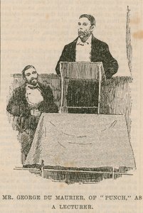 Mr. George Du Maurier, of Punch, as a lecturer by English School