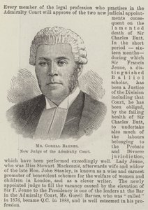 Mr Gorell Barnes, New Judge of the Admiralty Court by English School