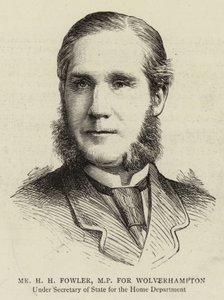 Mr H H Fowler, MP for Wolverhampton by English School