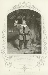 Mr Hackett as Falstaff, The Merry Wives of Windsor, Act V, Scene V