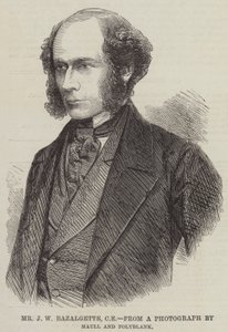 Mr J W Bazalgette, CE by English School