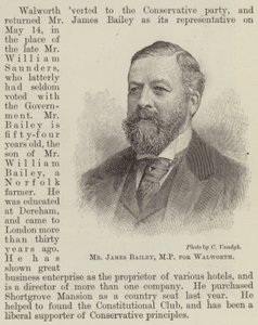 Mr James Bailey, MP for Walworth by English School