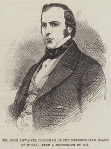 Mr John Thwaites, Chairman of the Metropolitan Board of Works by English School