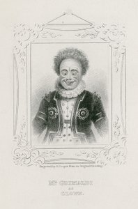 Mr Joseph Grimaldi as Clown by English School