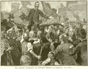 Mr. Parnell addressing an Anti-Rent Meeting at Limerick