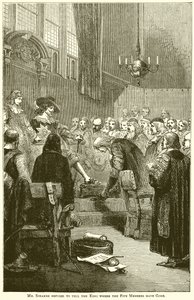 Mr. Speaker Refuses to Tell the King Where the Five Members Have Gone by English School