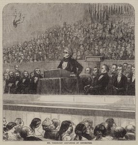 Mr Thackeray lecturing at Edinburgh