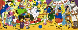 Mr Toad Presenting Prizes at a Fancy Dress Party