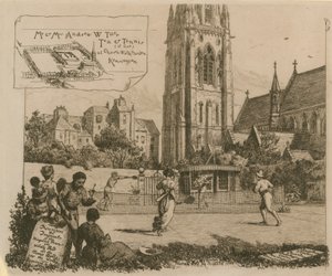 Mr and Mrs Andrew W. Tuer Tea and Tennis at Church Walk Garden by English School