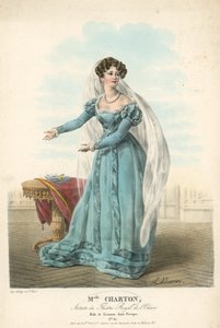 Mrs Charton, artiste du Theatre Royal de lOdeon, in the role of Leonore in Fiesque by English School