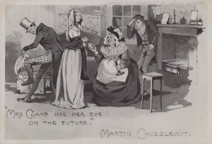 Mrs Gamp, Martin Chuzzlewit by English School