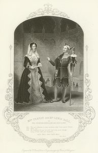 Mrs Ternan and Mr Lewis Ball as the Countess Rousillon and Her Clown, All
