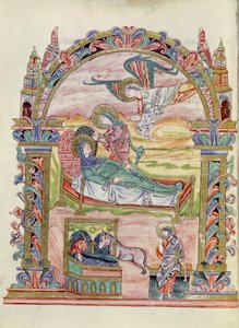 Nativity, from the Missal of Robert of Jumieges, c.1016