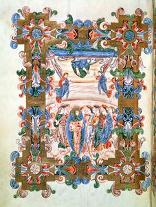 The Ascension of Christ, from the Missal of Robert of Jumieges, c.1016