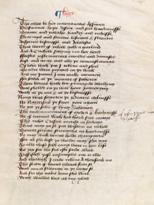Ms. New Coll 314, f19r, The Canterbury Tales by Geoffrey Chaucer by English School