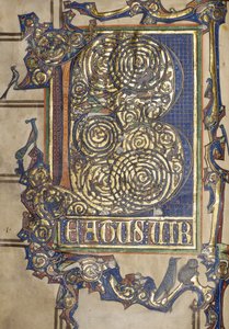 Ms. New Coll 358, frontispiece, Psalter, St. Alban’s
