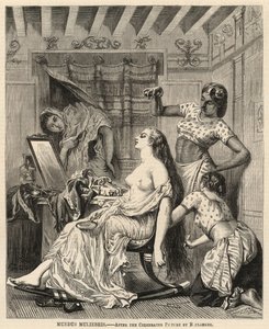 Mundus muliebris, after the celebrated picture by Boulanger by English School