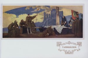 Murals in Peter Robinson Restaurant: Tannhauser by English School