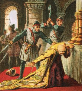 Murder of Thomas a Becket by English School