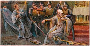 Murder of Thomas a Becket by English School