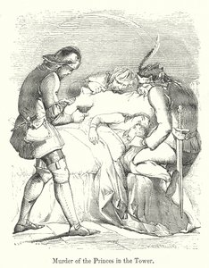 Murder of the Princes in the Tower by English School