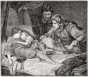 Murder of the Princes in the Tower by English School